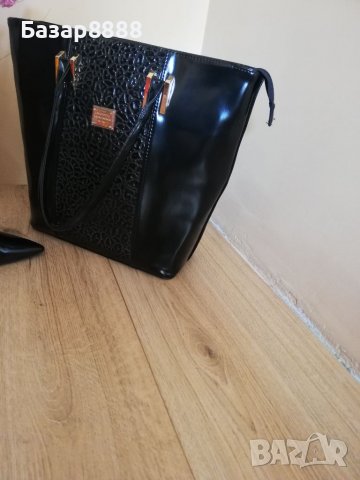 Дамска елегантна чанта,тип куфар , снимка 6 - Чанти - 37822524