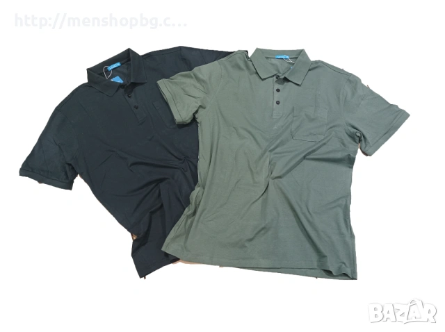 Мъжки блузи - зелена и тъмно зелена, снимка 2 - Тениски - 53959966