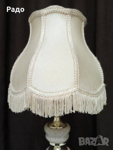 Голяма старинна красива лампа, снимка 4 - Настолни лампи - 43972944