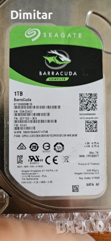 HDD Seagate Barracuda 2 X 1 TB, снимка 4 - Твърди дискове - 53985819