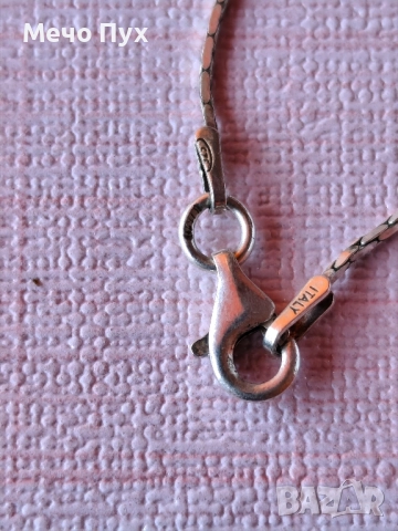 Сребърно колие (354), снимка 3 - Колиета, медальони, синджири - 52107593