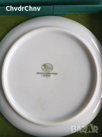 Hutschenreuther Redoute Rosier IV/Хюченройтер Бавария порцеланова чиния-цветя-кутия, снимка 3 - Други - 53949835