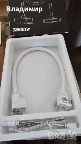 AsiaHorse 8-пинов PSU кабел удължител 18AWG за GPU ARGB SYNC бял, снимка 3 - Кабели и адаптери - 53899398