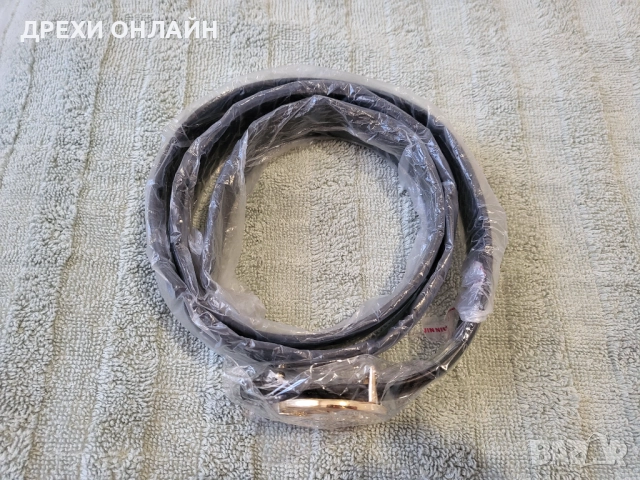 Черен колан по модел на Guess , снимка 4 - Колани - 51734471