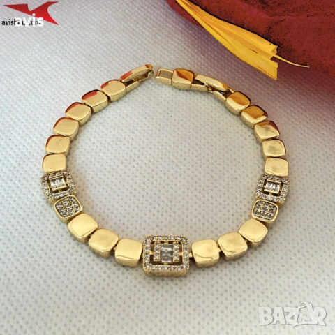 Гривна с 14К златно покритие 234819