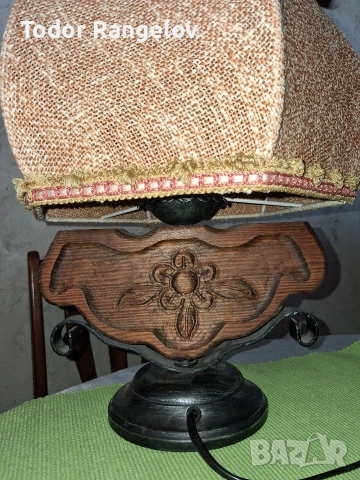 Винтидж лампа в рустик стил