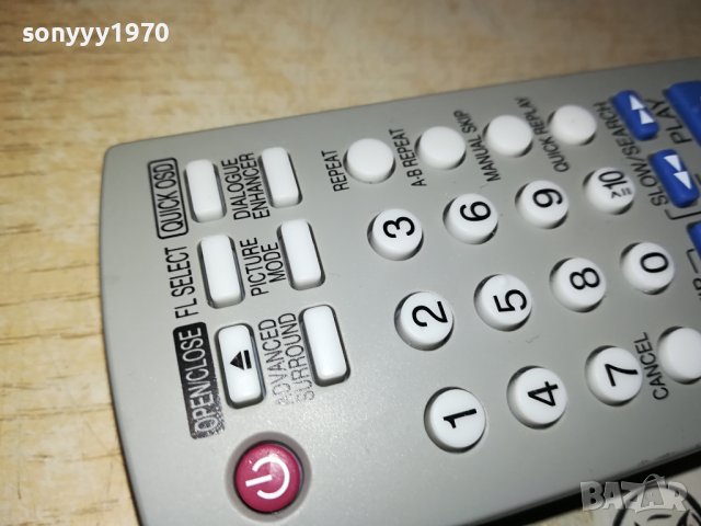 PANASONIC DVD VIDEO TV REMOTE 1110231930, снимка 4 - Дистанционни - 42526065