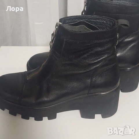 Дамски боти естествена кожа , снимка 4 - Дамски боти - 52366953