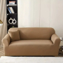 Кадифен калъф за диван - Карамел, снимка 1