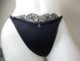 Lounge XS/S красива изрязана черна бикина с бродерии, снимка 5