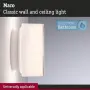 Бял LED плафон Paulmann 71081 Maro, 6,8 W, 430 lm, 3000 K, IP44, снимка 3
