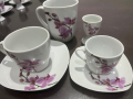 Сет за закуска орхидея Germany порцелан, снимка 8