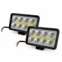 Комплект LED халогени с 8 диода, снимка 1