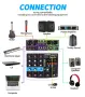 Смесителен пулт BMG-04F DSP24, DJ MIXER, BLUETOOTH, Usb Player, 24 DSP Effect Echo,, снимка 12