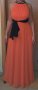 Официална нова рокля оранжева Fervente , снимка 6