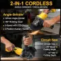Акумулаторен ъглошлайф и циркуляр 2 в 1, 125 мм, за DeWalt 20 V, снимка 2