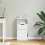 vidaXL Страничен шкаф с чекмедже ODDA White 40x24x79 cm, снимка 3