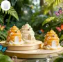 3D пчелна пита пчеличка маргаритки силиконов молд форма свещи гипс сапун смола фондан декорация , снимка 2