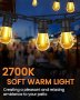 Нов комплект LED Крушки 6 броя Luxvista S14 Топло Бяло 2700K за Гирлянди, снимка 2