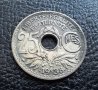 Стара монета 25 сантима 1938 г. Франция-красива !, снимка 2