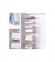 ВЕРТИКАЛЕН СГЪВАЕМ ОРГАНАЙЗЕР ЗА ГАРДЕРОБ С РАФТОВЕ ЗА ДРЕХИ - код 2989, снимка 7
