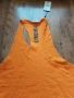 Gymshark Infill Stringer - Orange - мъжки фитнес потник Л НОВ, снимка 6