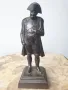 Малка много стара френска чугунена фигура на Наполеон/метална желязна статуетка 19см-1кг, снимка 1