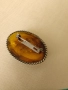Винтидж ретро брошка от естествен руски кехлибар  , снимка 6