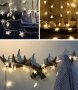 Светещи лампички гирлянд звездички Коледна украса декор парти, снимка 4