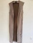Рокля-дълъг елек цвят капучино Франция, снимка 3