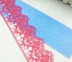 Ситни цветя в плетка дантела борд силиконов молд форма за украса торта с фондан гъмпейст, снимка 5