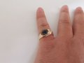 Златен пръстен с тигрово око , снимка 10