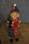 	Колекционерска порцеланова кукла клоун на люлка, снимка 4