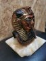 Бронзова статуетка на Египетски фараон , снимка 2