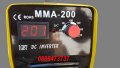 ММА-200А инверторен електрожен с дигитален дисплей, снимка 2