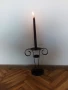 Свещник от ковано желязо от соц-а, снимка 1