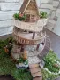 Къщата с цветята-ръчно изработена декорация., снимка 11