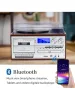 Ретро грамофон JORLAI 9-в-1 с Bluetooth,CD,касета,AM/FM радио,USB/SD запис,Aux вход,RCA изходи, снимка 3