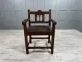 Готически стол масив В004, снимка 2