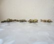 4 бр колекция гущер саламандър влечуго рептилия месинг бронз метал, снимка 4