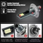 H7 LED лампи за фарове, 12SMD 3030 LED чипа, 55W - комплект 2 бр., снимка 3