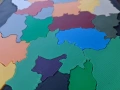 България в 28 нюанса. Дизайнерски 3D Пъзел България, снимка 4