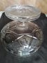 стара кристална купа,фруктиера арт деко-бохемия, снимка 4