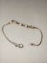 Продавам сребърна гривна с топчета от Котешко око - 20см, снимка 2