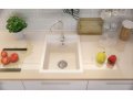 Гранитна Мивка за Кухня модел РИГА Антибактериална Бяла Кухненска Мивка, снимка 8