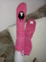 Ръчно плетени дамски чорапи с картинка офца, снимка 1