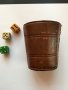Кожена чаша за барбут с пет зара, снимка 4