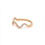 Златен дамски пръстен 1,48гр. размер:57 14кр. проба:585 модел:17604-4, снимка 2