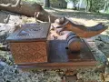 Стара Дървена Кутия за Цигари с Дърворезба и Птица от Соца, снимка 3