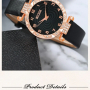 Комплект Дамски моден кварцов часовник+бижута,10 артикула в кутия, снимка 5